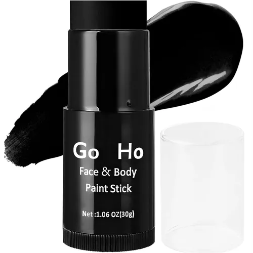 Vista 9 de Go Ho Barra de Pintura Facial Verde Amazon Mezclable en Crema (1.06 Oz), Pintura Corporal Verde Amazon de Cobertura Completa para Adultos y Niños