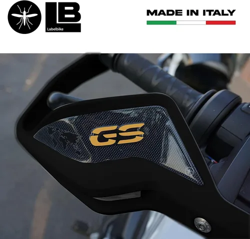 Vista 4 de labelbike - Adhesivos de resina 3D para moto, protectores de manos compatibles con BMW F850 GS y 850 ADV 2018-2024 Gold