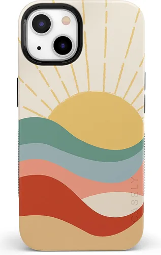 Vista 40 de Casely Funda para iPhone 15 Flores pintadas Frida Kahlo Floral Girly Funda atrevida Compatible con MagSafe