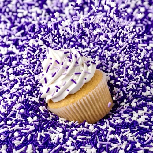 Vista 13 de Gránulos Azúcar de color Gránulos patrióticos Espolvorear rojo, blanco y azul Azúcar de cóctel Espolvorear para cupcakes Gránulos
