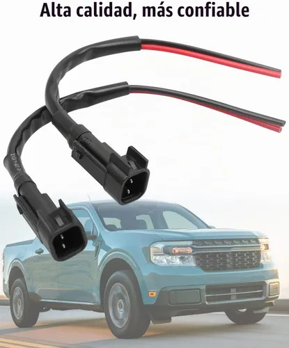 Vista 6 de Conector de alimentación de 12 V apto para Ford Maverick 2022-2023 Camión, enchufes de cama flexibles