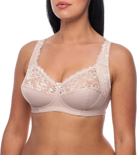 Vista 8 de Sujetadores para mujer, sin varillas, sin varillas, cobertura completa, talla grande, minimizador Negro