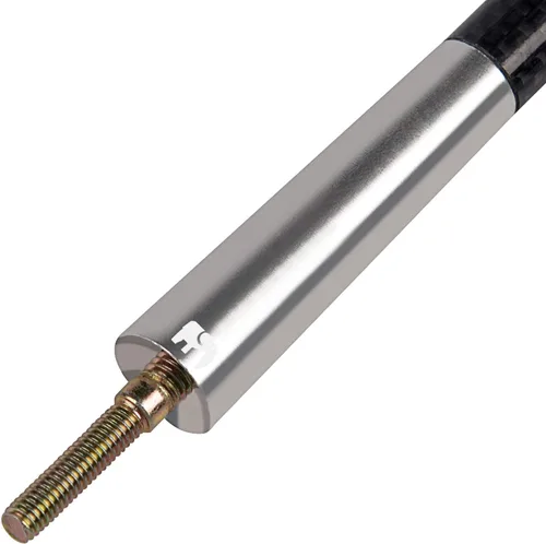 Vista 4 de ONE250 Antena corta, compatible con camiones Dodge RAM (1994-2024) y Ford F-Series (1997-2024), color plateado