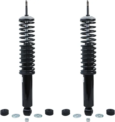 Vista 4 de Detroit Axle - Puntales 4WD para Ford Expedition Lincoln Navigator 1997-2002, 4 puntales completos con muelle helicoidal delantero trasero 1998 1999