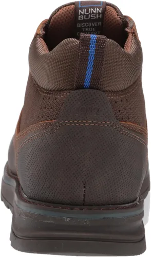 Vista 3 de Nunn Bush Botas Luxor Chukka con punta lisa para hombre con gel cómodo y espuma viscoelástica