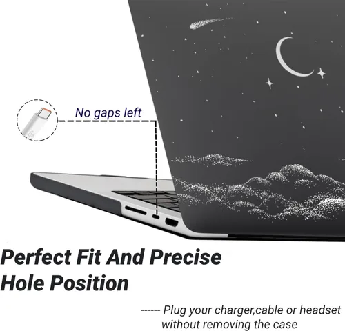 Vista 38 de Funda rígida compatible con MacBook Pro de 13 pulgadas 2012 2011 2010 2009 2008 versión A1278 con CD-ROM, funda de plástico para laptop cubierta