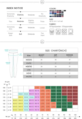 Vista 6 de QUEENIEKE Leggings de yoga de cintura alta con 2 bolsillos para mujeres y niñas, control de abdomen, levantamiento de glúteos, no se transparenta