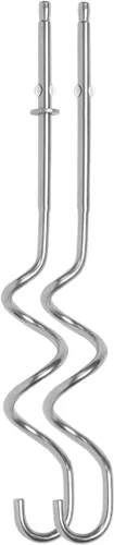 Vista 3 de Bestron AHM1000CO Electric Hand Mixer with 2 Beaters and 2 Dough Hooks, 6 Levels, 400W, Black/Copper, Plastic