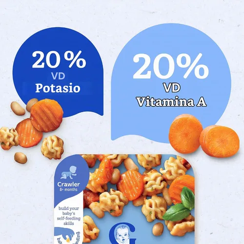 Vista 7 de Gerber Alimento para bebés de pasta italiana de hierbas etapa 3, 5.8 onzas