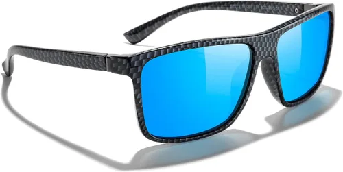 Vista 5 de MERRY'S - Gafas de sol deportivas rectangulares, lentes polarizados con protección UV400, para hombres y mujeres, gafas para ciclismo, conducción