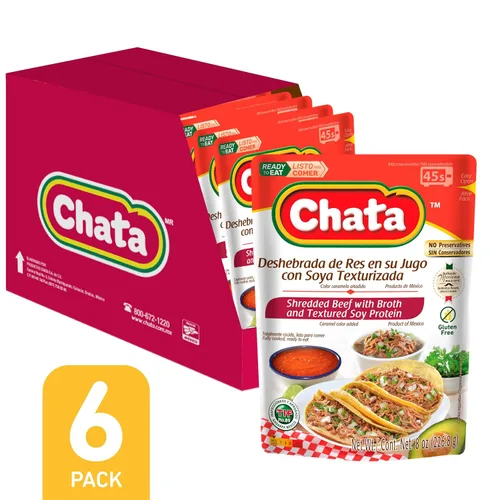 Vista 22 de Chata Machaca de Res mexicana, carne de res triturada seca tradicional, 3.5 oz Listo para comer, solo calienta y sirve
