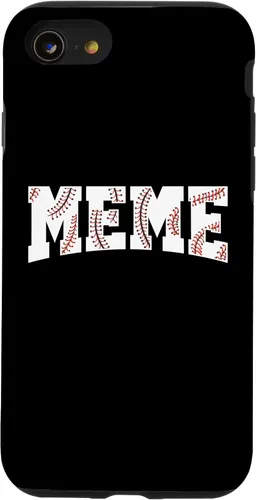 Vista 18 de Baseball Meme Grandma Gift for Grandon's Game Day Case for iPhone 17