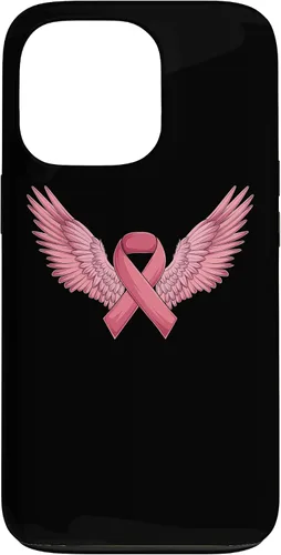 Vista 10 de Pink Ribbon Wings Breast Cancer Awareness Case for iPhone 17