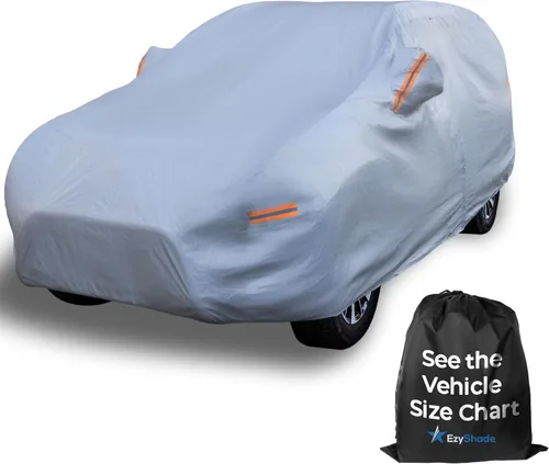 Vista 14 de EzyShade - Funda de 10 capas para auto, sedán y hatchback, impermeable, para todo tipo de clima y exterior, consulta la tabla de tamaños para un
