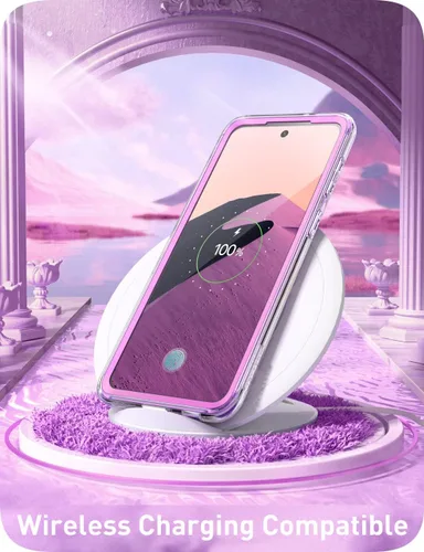 Vista 6 de i-Blason Funda para Samsung Galaxy S22 Plus con protector de pantalla integrado, resistente a los arañazos, delgada y elegante funda protectora