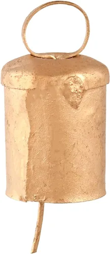 Vista 5 de Campanas de granja en tamaños pequeños - 20 campanas rústicas doradas distintivas - llenas de hermosas variaciones toscas - perfectas