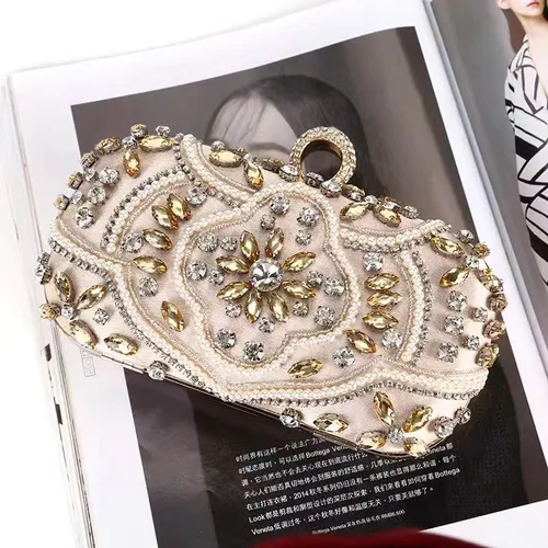 Vista 8 de Women's Handbag Evening Bag Clutch Purse for Wedding Party Prom Weekend Cocktail Homecoming GIfts for Women