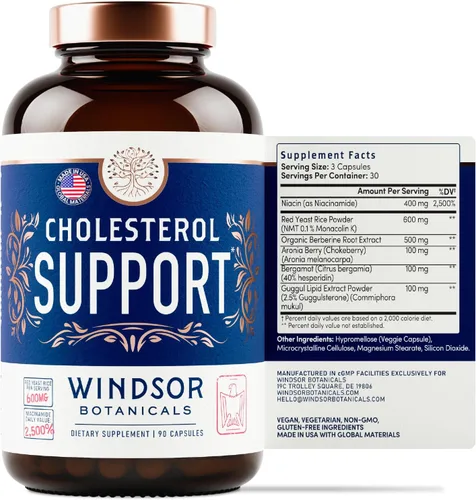 Vista 2 de WINDSOR BOTANICALS Suplementos de apoyo para el colesterol y probióticos dentales para el aliento fresco