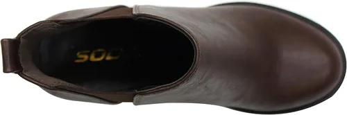 Vista 5 de Soda ORIGAMI BOTINES DE MUJER SUELA DE TACÓN MEDIO DE MODA CON GORE ELÁSTICO DOBLE