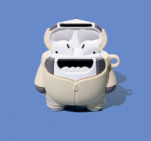 Vista 2 de Funda para AirPods Pro, diseño de dibujos animados en 3D, de lujo, a la moda, linda y divertida estética para niñas, hombres, adolescentes, niños