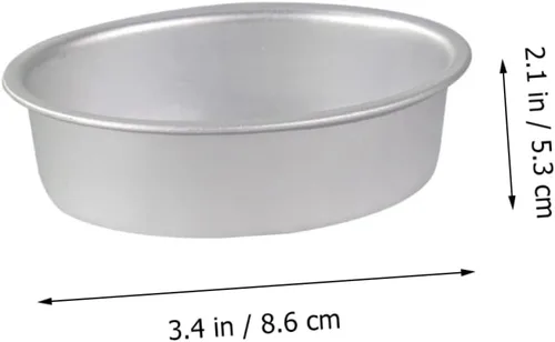 Vista 6 de 6 moldes para pasteles anodizados para tartas de queso, pan y postres, utensilios para hornear reutilizables