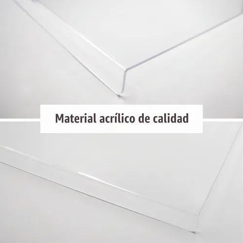 Vista 4 de Tabla de cortar de acrílico para encimera de cocina, tabla de cortar transparente para encimera con labio, tabla de cortar de acrílico transparente