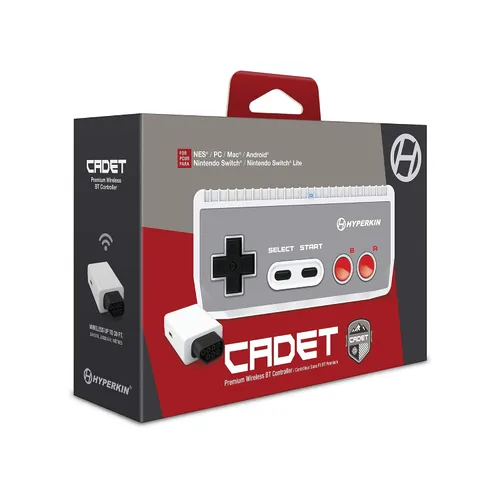 Vista 2 de Hyperkin "Cadet" Premium BT Controller for NES PC Mac Android (Includes Wireless Adapter)