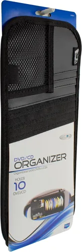 Vista 5 de 31501 Organizador de visera de CD de 10 bolsillos, color negro