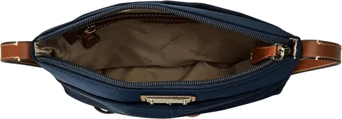 Vista 5 de Calvin Klein Frente Hendidura Nylon Cruzado Cuerpo