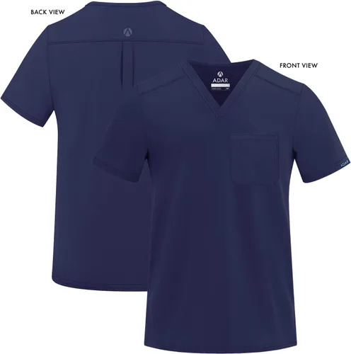 Vista 5 de Adar Addition Scrubs - Camiseta médica clásica con cuello en V