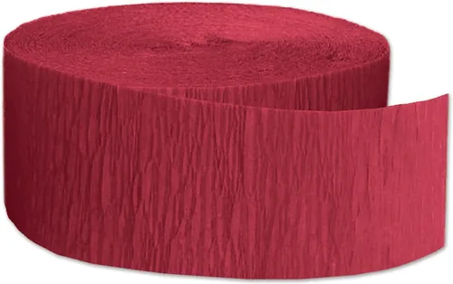 Vista 3 de FR Festive Crepe Streamer (negro) Accesorio de fiesta (1 unidad) (1/paquete)