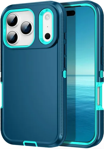 Vista 7 de Funda para iPhone 11, a prueba de golpes, caídas y polvo, protección de cuerpo completo de 3 capas, cubierta dura de alto impacto de alta Negro