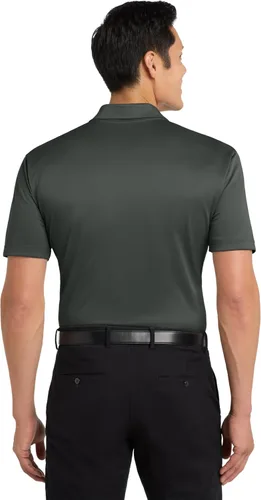 Vista 6 de Port Authority Polo unisex de seda Touch Performance Gris acero