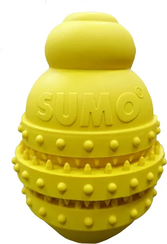 Vista 4 de Sumo Juego dental de goma (S) Juguete para perros (rojo)