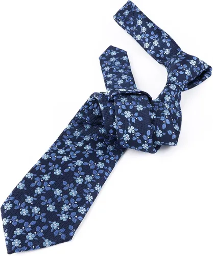 Vista 3 de Alizeal Mens 3.15inches Leaf Flower Pattern Tie with Floral Pocket Square Set