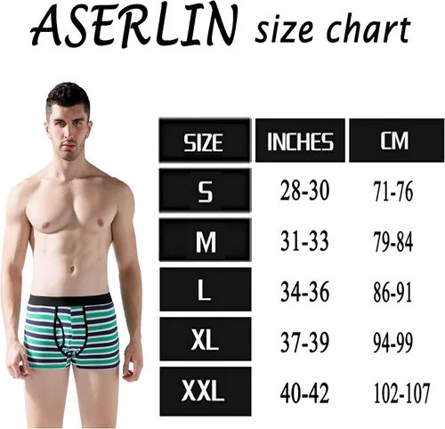 Vista 6 de Aserlin - Calzoncillos para hombre (5 unidades, algodón, sin recorrer)