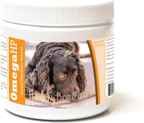Vista 221 de Healthy Breeds Affenpinscher Omega HP - Masticables suaves para piel y pelaje, 60