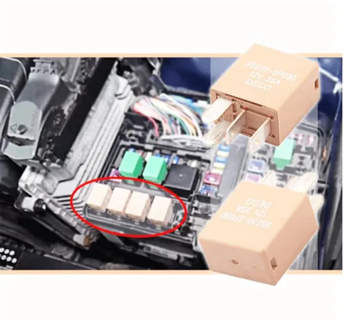 Vista 7 de Relé de potencia multiusos 95230-2P030 95230-2p030 12V 35A compatible con Hyundai 12V 35A 4PIN