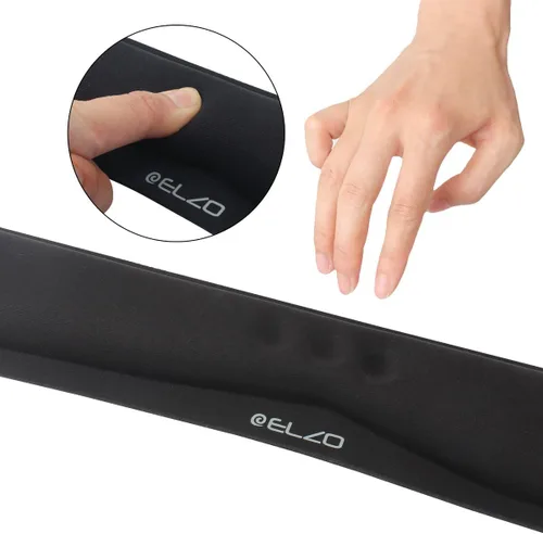 Vista 4 de ELZO Almohadilla de Soporte para Reposamuñecas de Teclado con Acolchado de Espuma Viscoelástica Gruesa de Alta Densidad 65D, Diseño Ergonómico