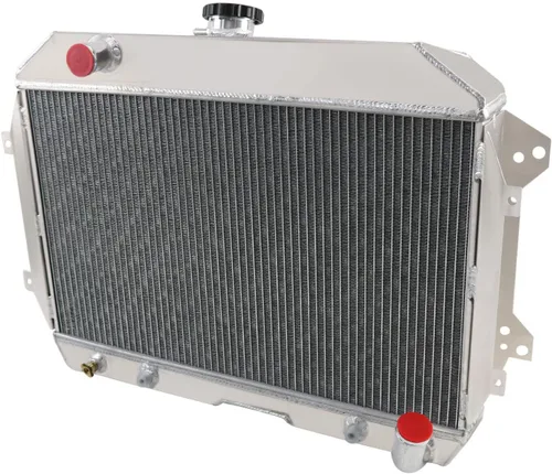Vista 2 de CoolingSnow - Radiador de aluminio de 3 filas para radiadores de aluminio 1970-1975 71 72 73 74 Nissan Datsun 240Z 260Z S30 Chevy V8 + ventilador
