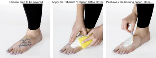 Vista 2 de Tatjacket Cubiertas temporales para tatuajes Eclipse (OLIVE)
