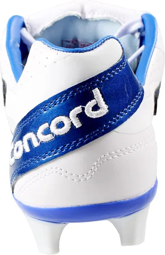 Vista 4 de Auténticos tacos de fútbol Concord estilo S160XI color blancoazul