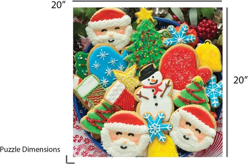 Vista 4 de Springbok Rompecabezas de 500 piezas de galletas y Navidad para adultos Multicolor
