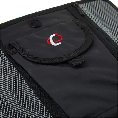 Vista 7 de Case-it organizador de 5 pestañas para casillero, ACC-21-GRE, Negro