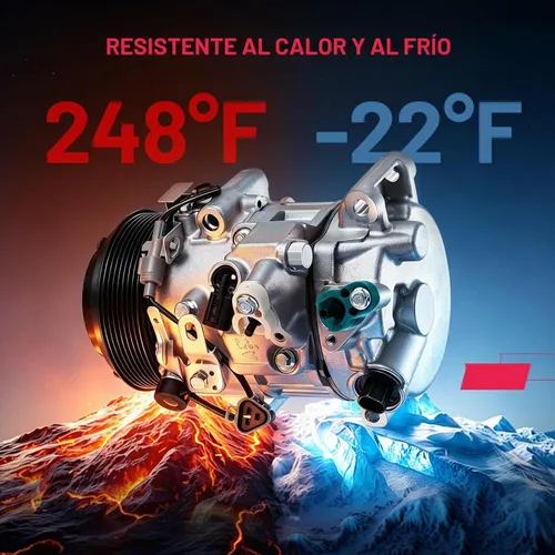Vista 8 de BDFHYK Compresor de aire acondicionado con embrague compatible con Ford F-250 F-350 Super Duty 6.2L 2017-2019, F-450 F-550 Super Duty 6.8L