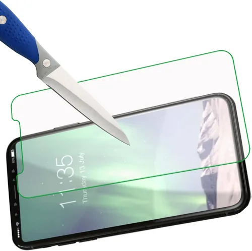 Vista 5 de Mr.Shield [Paquete de 3] Protector de pantalla diseñado para iPhone XR/iPhone 11 [vidrio templado] con repuesto de por vida
