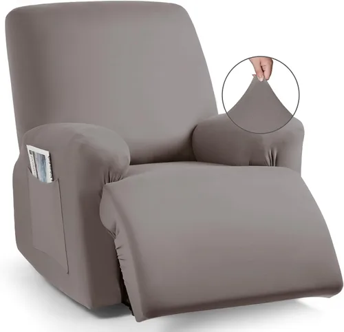 Vista 18 de TAOCOCO Fundas Elásticas para Sillones Reclinables de 3 Piezas Fundas Sólidas para Muebles Funda para Sillón Reclinable Fundas Deslizables