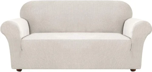 Vista 6 de Turquoize Funda elástica para silla reclinable, funda para sofá reclinable, funda de sofá de 1 pieza con bolsillo lateral, funda protectora