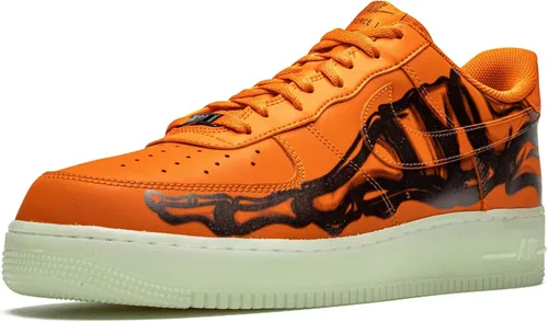 Vista 4 de Nike Zapatos Hombre Air Force 1 Bajo Naranja Esqueleto CU8067-800