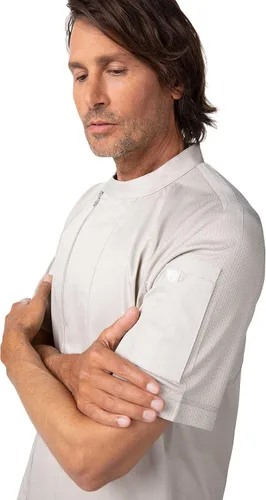 Vista 3 de Chef Works Abrigo de chef Varkala para hombre